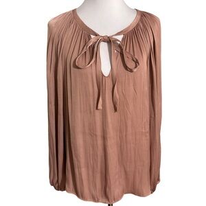 By Together Pale Pink Oversized Women's Blouse
